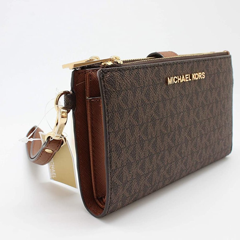 Michael Kors Jet Set Travel Double Zip Wristlet